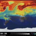 二酸化炭素が大気中をどのように流れているのか、NASAのコンピュータモデルが地球規模で可視化した動画が勉強になりました NASA_A_Year_in_the_Life_of_Earth_s_CO2.png