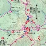 北アルプス三県合同山岳遭難防止対策連絡会議の『北アルプス登山マップ(平成24年度版)』がナイス! map2-2.jpg
